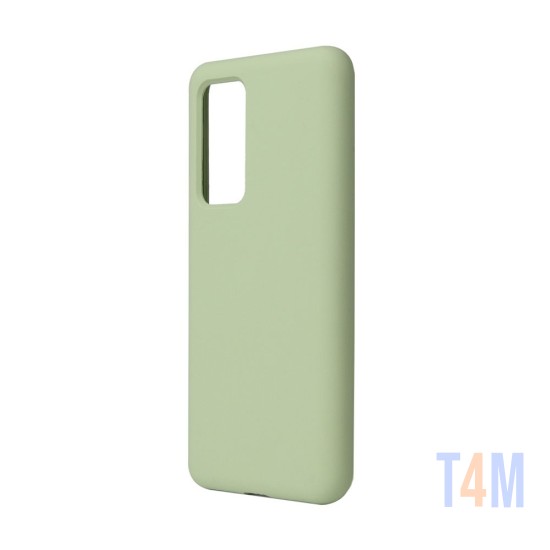 Funda de Silicona para Samsung Galaxy A91 Verde